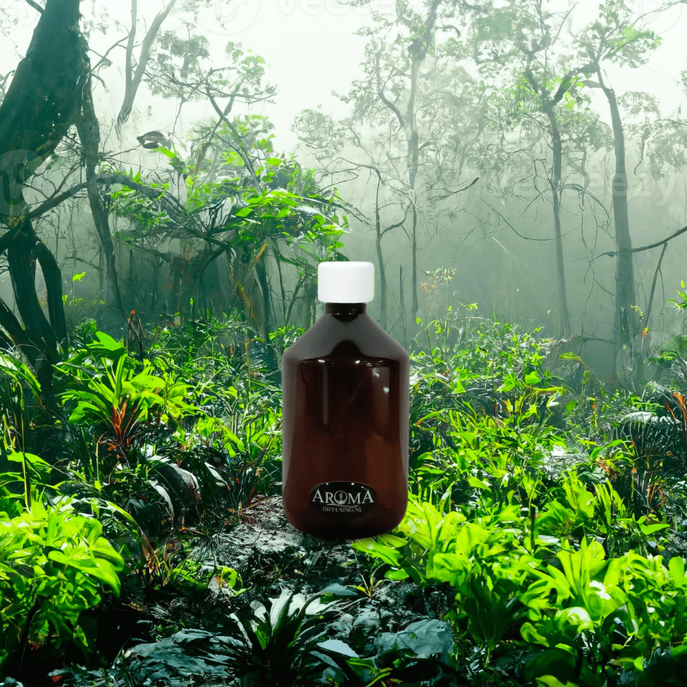 1L: Overige / specials: Geurolie Navulling Aroma - AromaDiffusing Aroma Mood 1000 ML Geuren Olie Navul Fles Mistig Oerwoud Jungle - Aromadiffusing