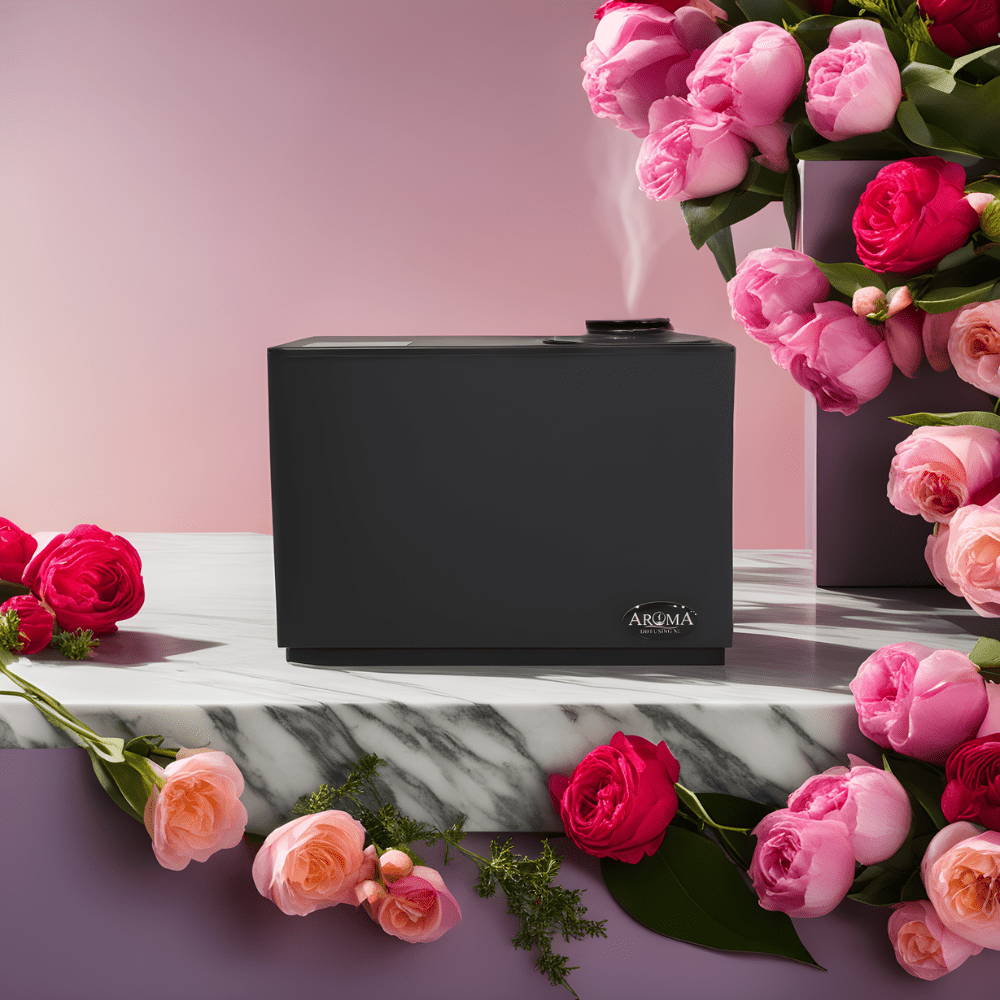 Aroma Diffuser Smart - 200m2 - Professioneel - geurmachine zwart grote ruimtes in gebruik geur geurolie - Aromadiffusing