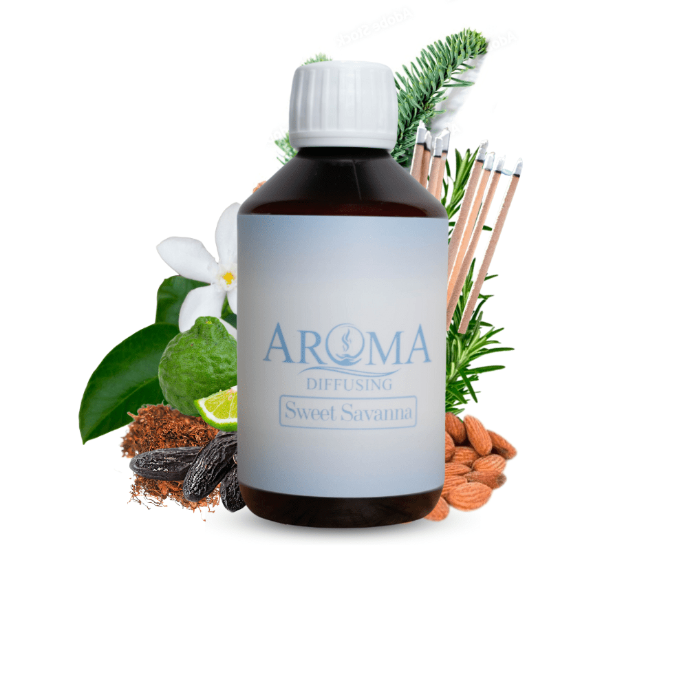 Geurolie Navulling - 1000ml - AromaDiffusing Geurolien Inhoud 1000 ML Geuren Olie Verschillende Geuren Sweet Savanna - Aromadiffusing