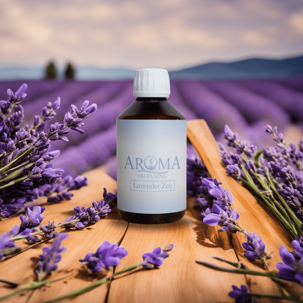 Geurolie Navulling - 250ml - AromaDiffusing Geurolien Inhoud 250 ML Geuren Olie Verschillende Geuren Lavender Zen - Aromadiffusing