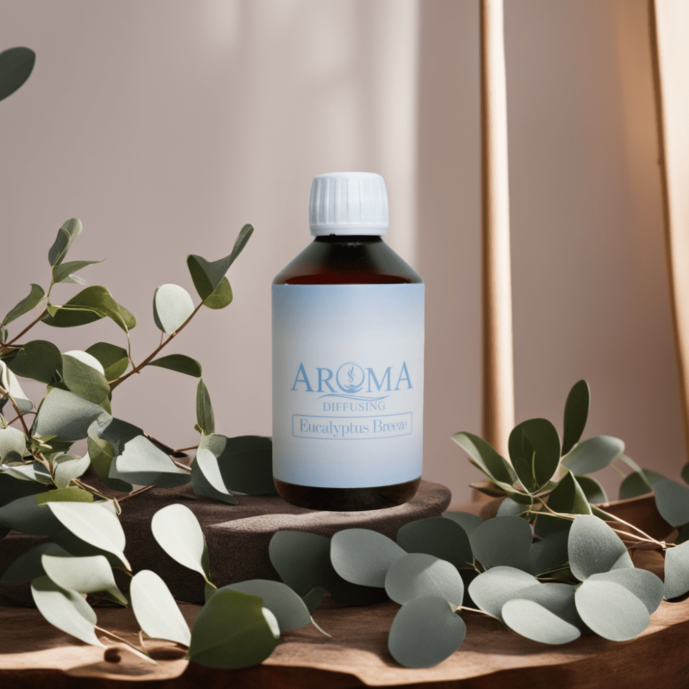 Geurolie Navulling - 250ml - AromaDiffusing Geurolien Inhoud 250 ML Geuren Olie Verschillende Geuren Eucalyptus Breeze - Aromadiffusing