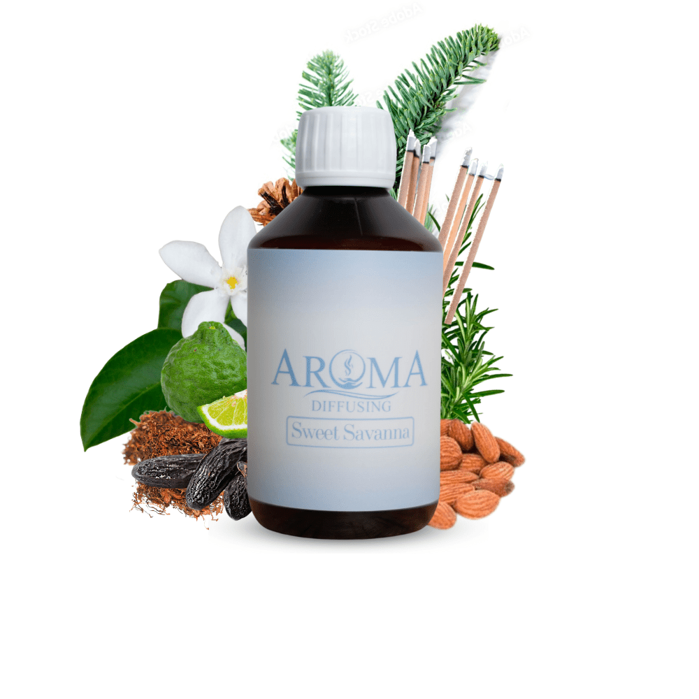 Geurolie Navulling - 500ml - AromaDiffusing Geurolien Inhoud 500ML Geuren Olie Verschillende Geuren Sweet Savanna - Aromadiffusing