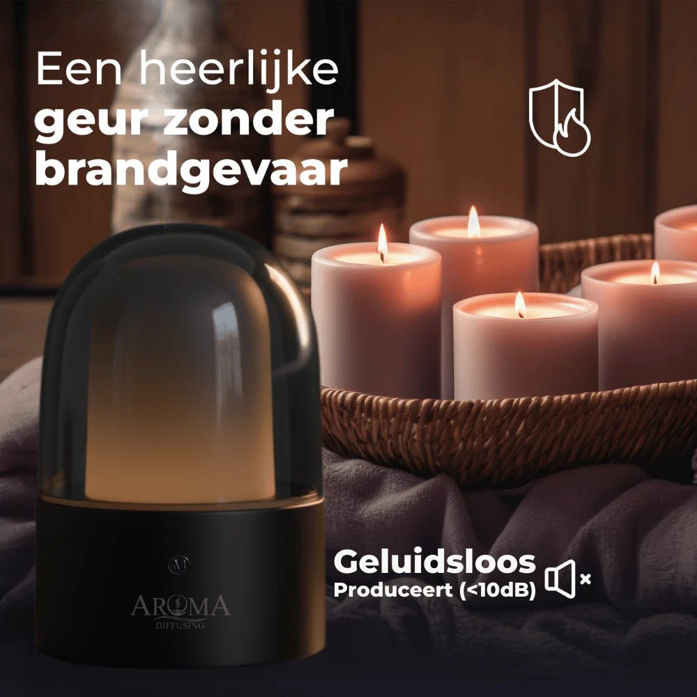 Herfst - Actie Geurmachine Mood + Bestselling Olie Set - Herfst - Actie Geurmachine Mood + Bestselling Olie Set - Aromadiffusing