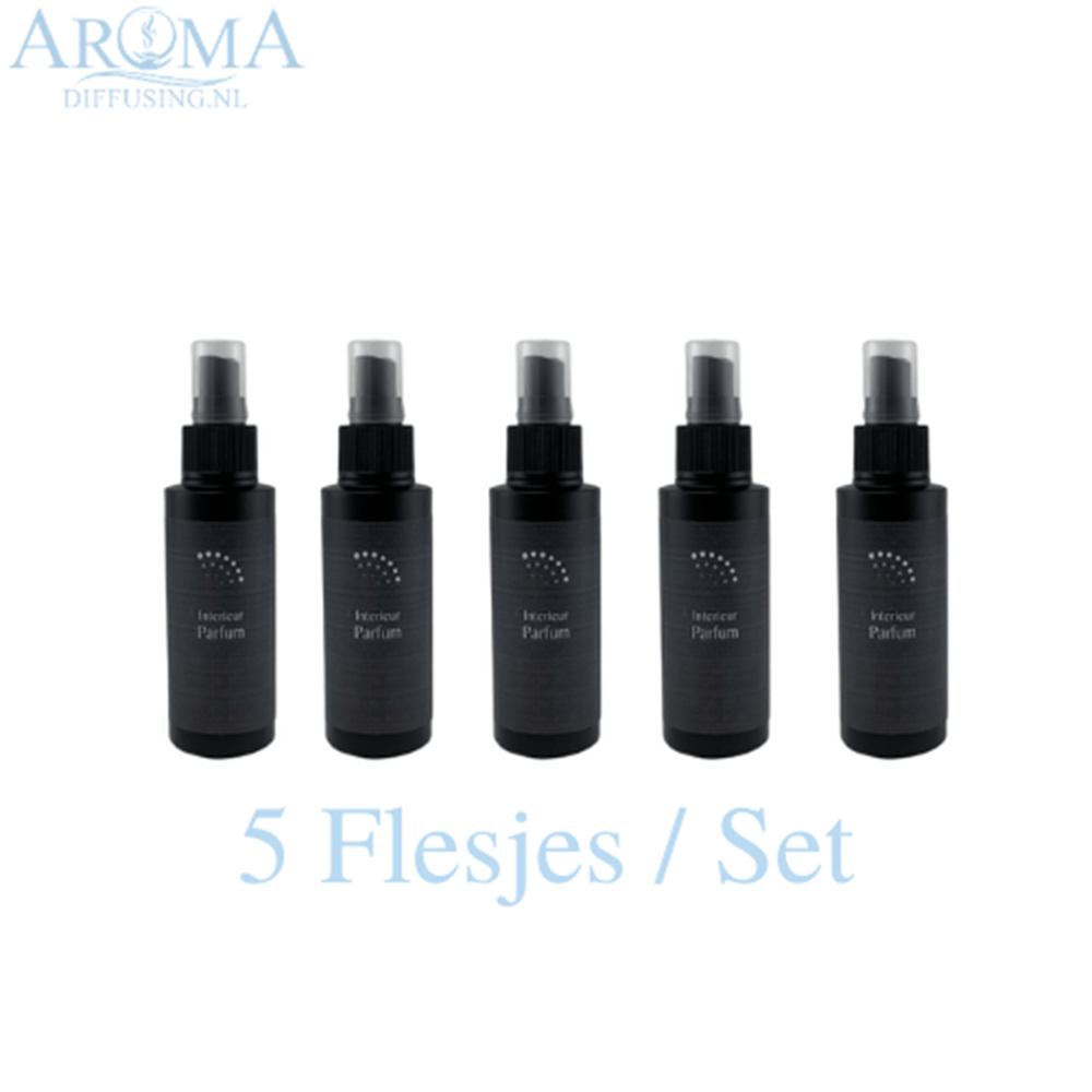Interieur Aroma Spray® (Set - 5 Flesjes) - AromaDiffusing® - Interieur Aroma Spray Set 5 Flesjes Aroma Diffusing Geurmachine - Aromadiffusing