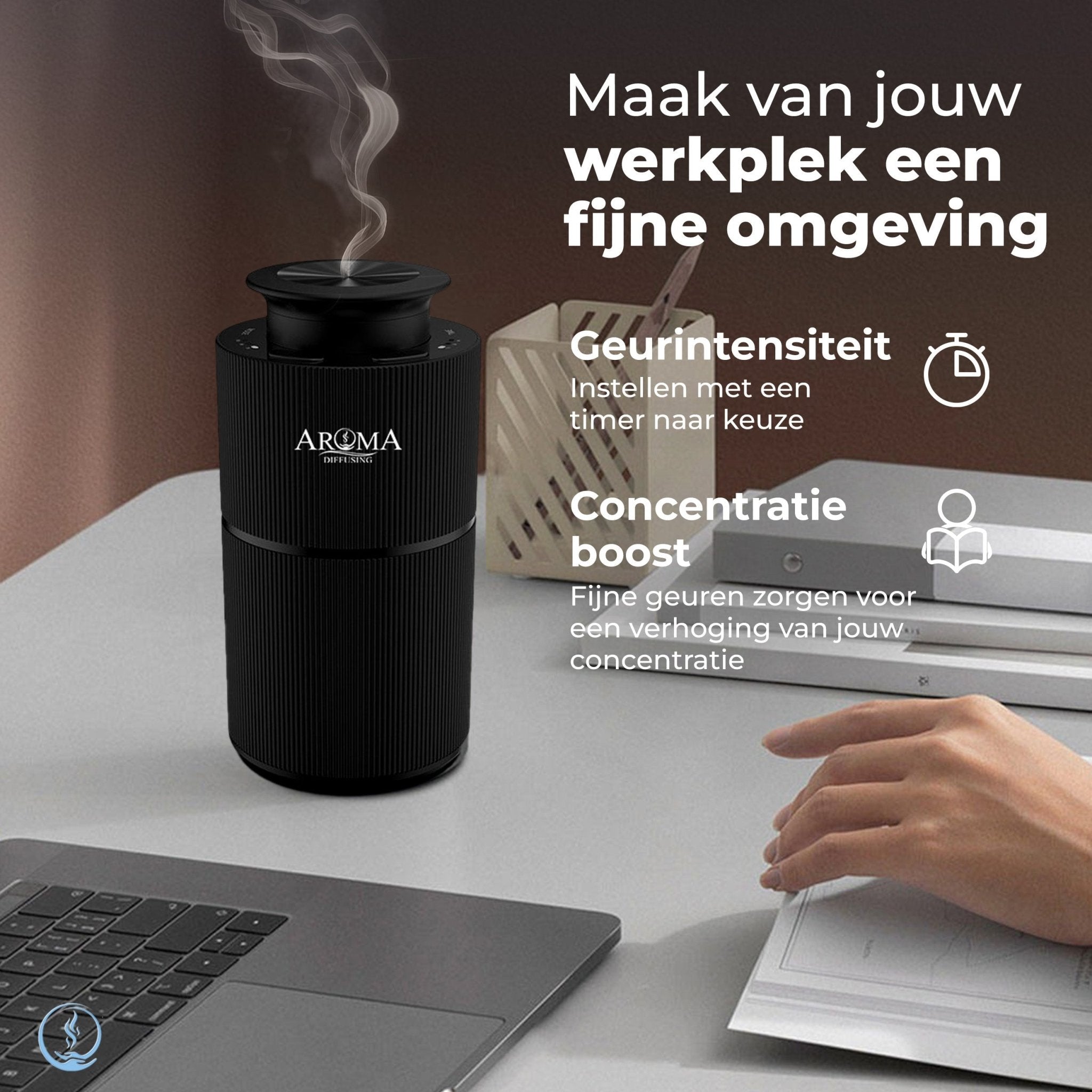 Lente - Actie Geurmachine Mini + Bestselling Olie Set - Geurmachine mini werking aroma diffuser geurverspreider geurolie auto geur - Aromadiffusing