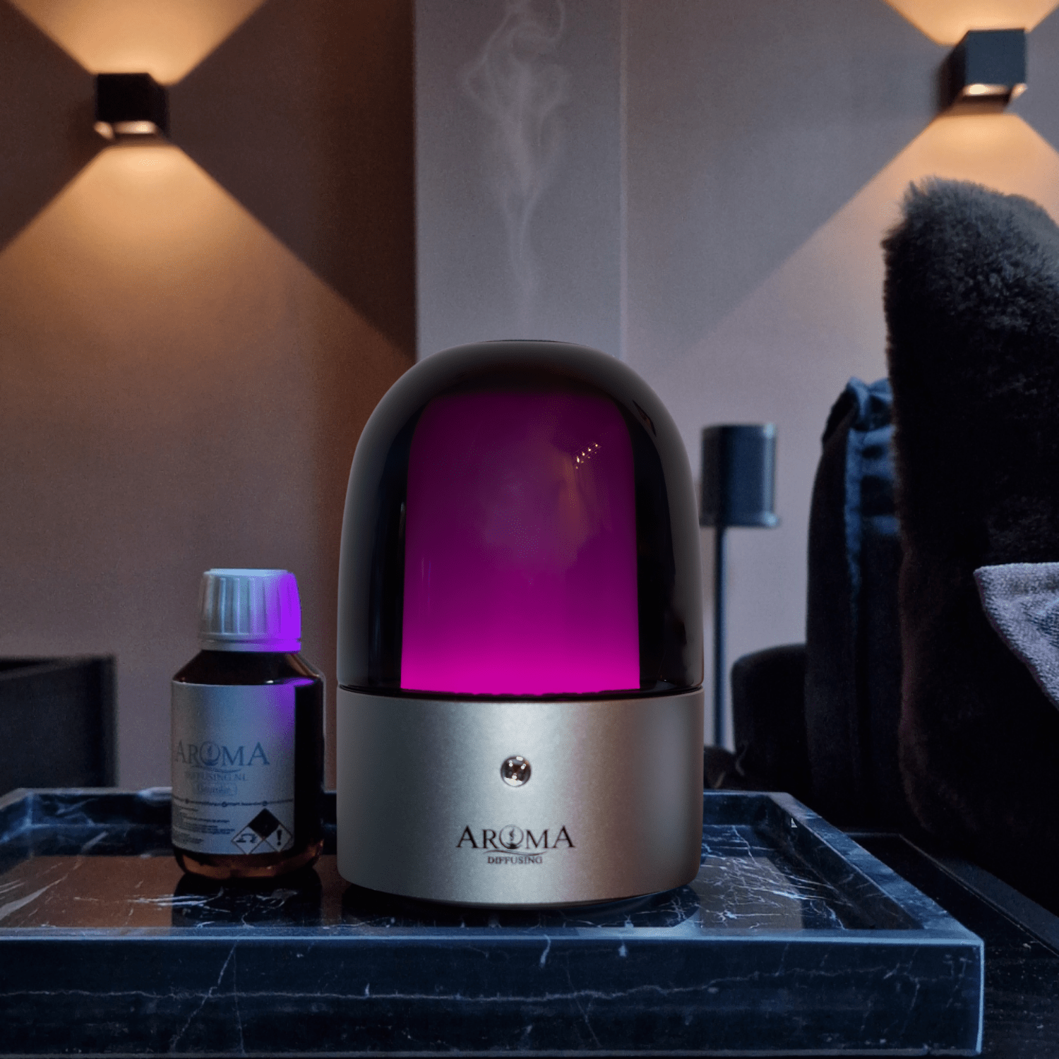 Lente - Actie Geurmachine Mood + Bestselling Olie Set - Geurmachine Geurolie Geurverspreider Aroma Diffuser Aroma Verfrisser Etherische Olie Mood - Aromadiffusing