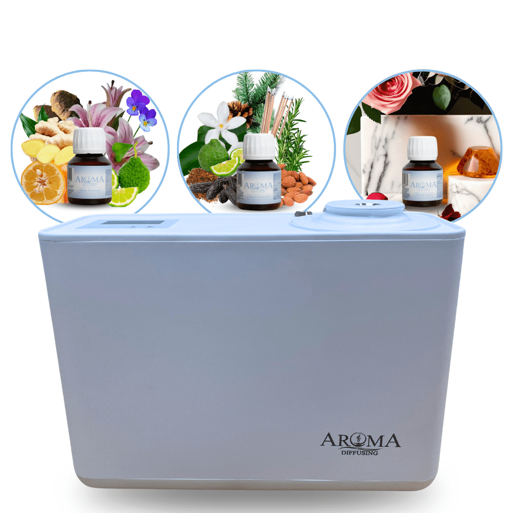 Lente - Actie Geurmachine Smart + Bestselling Geurolie Set - Lente - Actie Geurmachine Smart + Bestselling Geurolie Set - Aromadiffusing