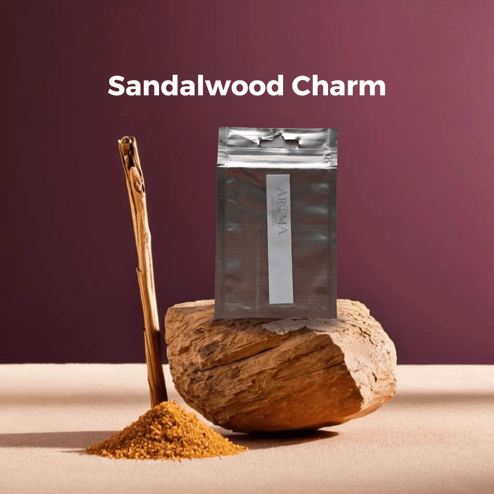Sample Pakket New 2025 - Sandalwood Charm - Sandalwood Charm - AromaDiffusing - Aromadiffusing