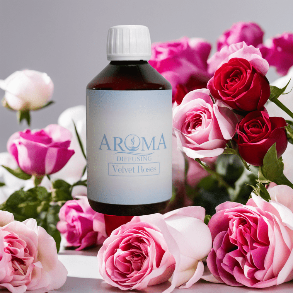 Velvet Roses - AromaDiffusing Geurolien Inhoud 1000ML Geuren Olie Verschillende Geuren Velvet Roses - Aromadiffusing