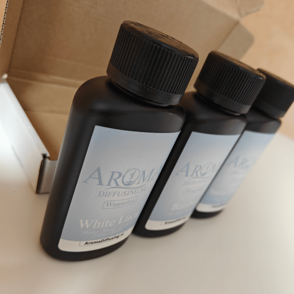 Wasparfum Proef/Cadeauset 3x100ml - AromaDiffusing® - Wasparfum Set Aromadiffusing Cadeauset 3 100ML Vaderdag Cadeau Druppels Voor Je Wasgoed - Aromadiffusing