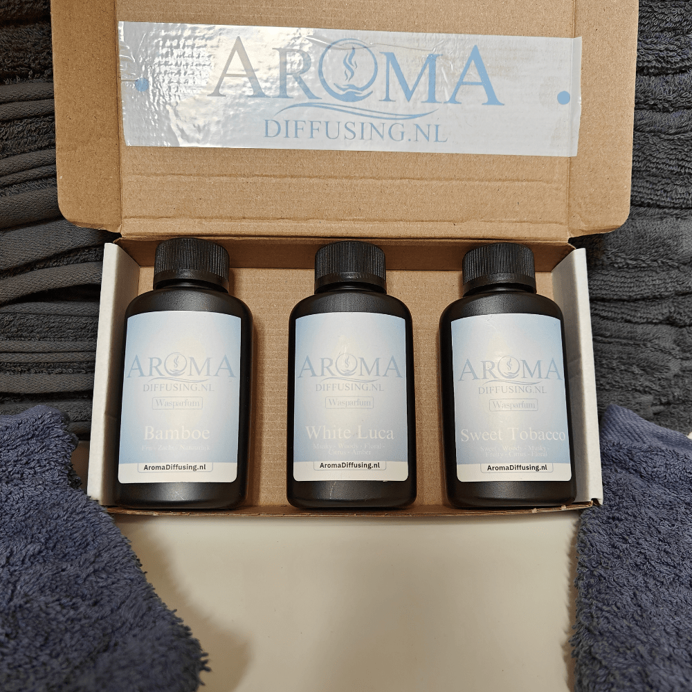 Wasparfum Winter actie set 3x100ml - Bamboe Wasparfum Aromadiffusing Cadeauset 3 100ML Origineel Cadeau Voor Je Wasgoed - Aromadiffusing