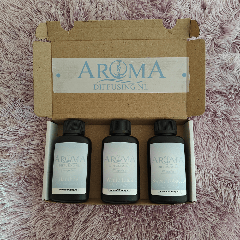 Wasparfum Winter actie set 3x100ml - Wasparfum Set Aromadiffusing Cadeauset 3 100ML Druppels In 3 Verschillende Geuren - Aromadiffusing