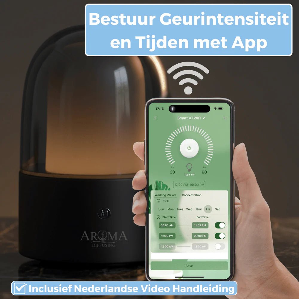 Herfst - Actie Geurmachine Mood + Bestselling Olie Set - Herfst - Actie Geurmachine Mood + Bestselling Olie Set - Aromadiffusing